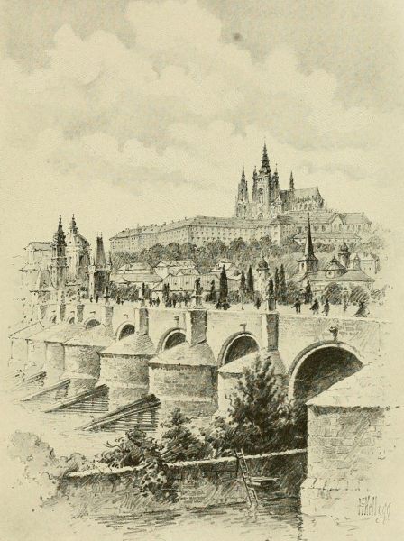 Prag mit Blick auf den Hradschin