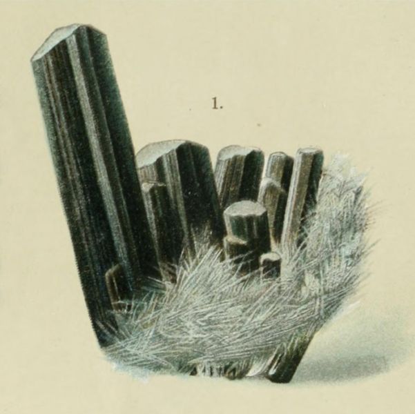 Epidot (Krystall, Knappenwand)