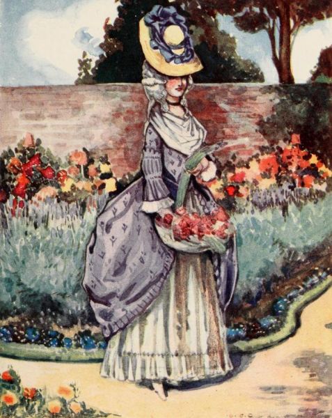 069. Eine Frau aus der Zeit George III. 1760-1820