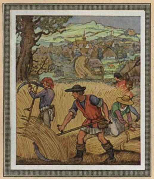 011 Bauern bei der Feldarbeit