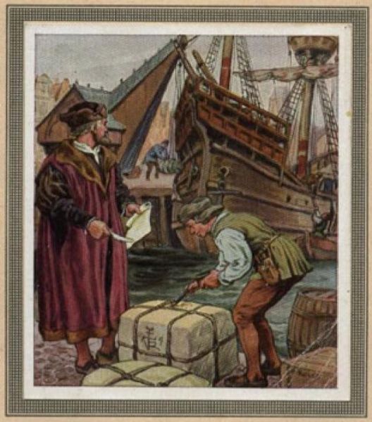 034 Hafen mit Hanseschiff
