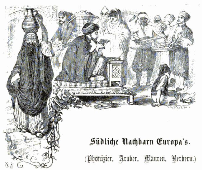 Phönizier, Araber, Mauren, Berber