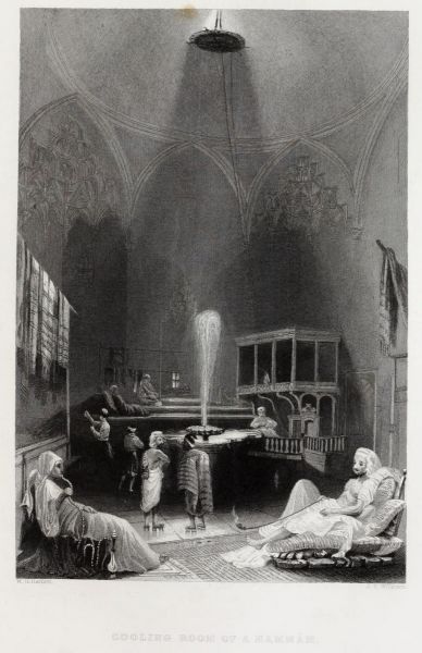 06. Cooling-room of a Hammam, Kühlzimmer eines Türkischen Badehauses 