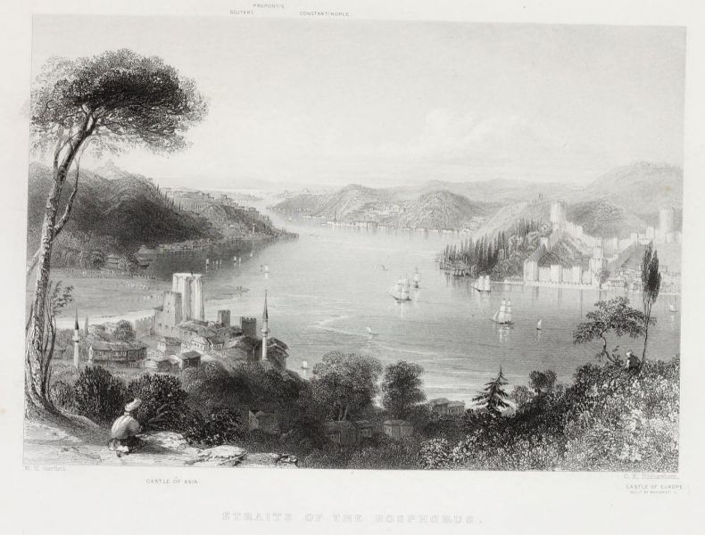 09. The castles of Europe and Asia, die festen Schlösser auf der Europäischen und Asiatischen Seite des Bosphorus