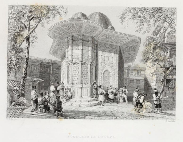 19. Fountain in Galata, die Fontaine zu Galata