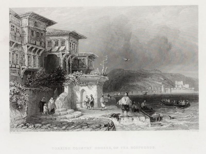 21. Turkish country-houses on the Bosporus, Türkische Sommerhäuser am Bosporus 