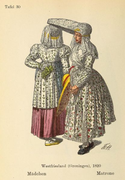 030 Mädchen, Matrone, Westfriesland (Groningen), 1820