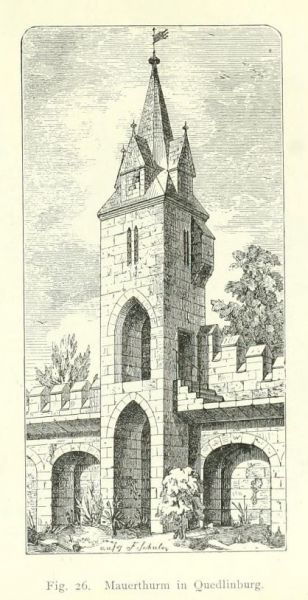026 Mauerturm in Quedlinburg