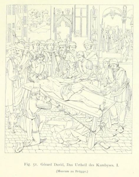 051 Gerard David, Das Urteil des Kambyses I