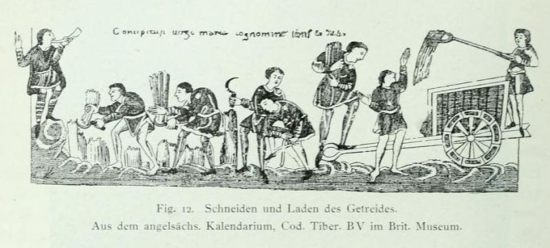 12 Schneiden und Laden des Getreides