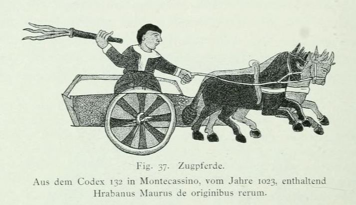 37 Zugpferde, vom Jahre 1023