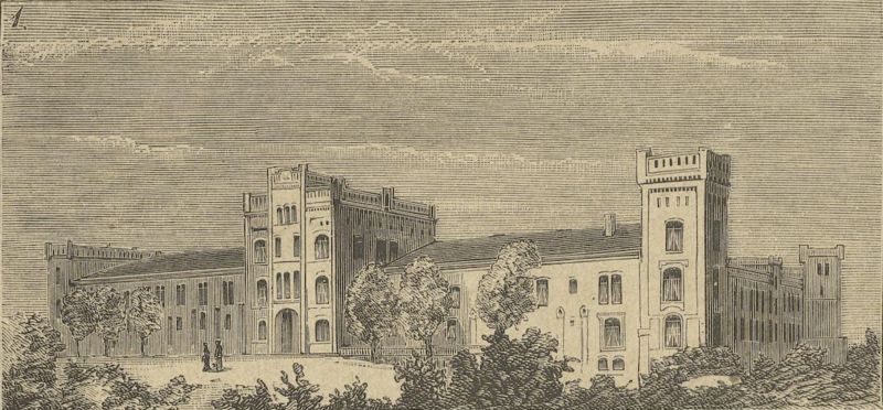 Ansichten aus Schwerin - 1. Artilleriekaserne.