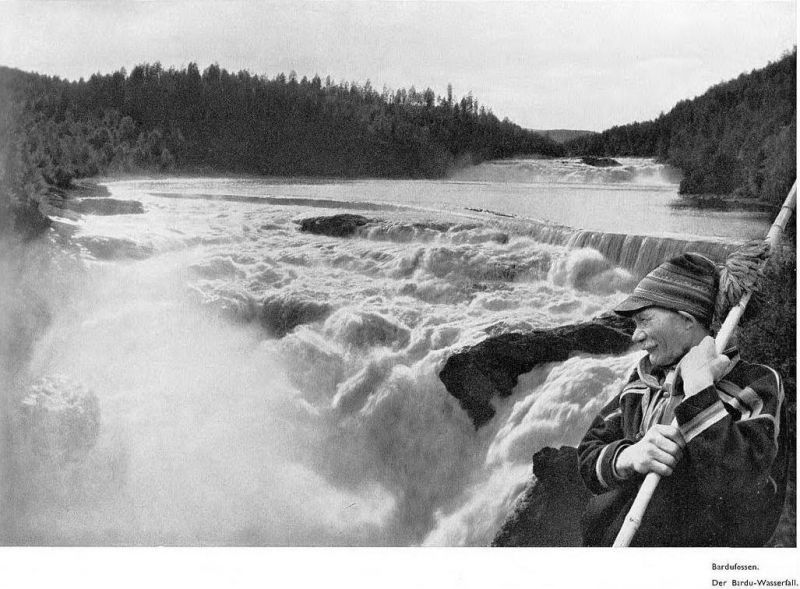 Norwegen - Bardu-Wasserfall