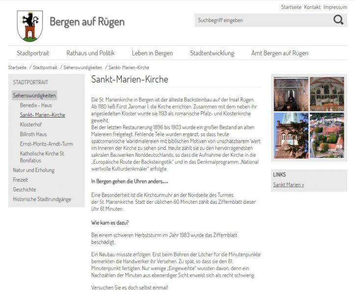 Bergen, www.stadt-bergen-auf-ruegen.de