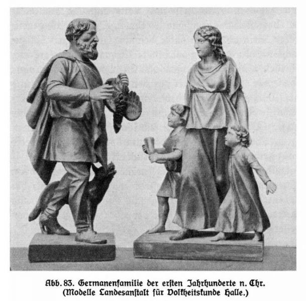 Germanenfamilie der ersten Jahrhunderte nach Christi