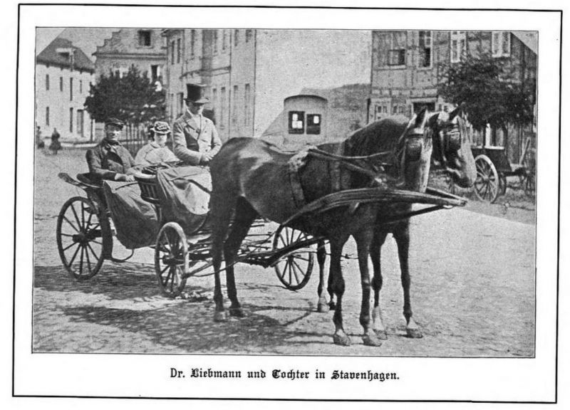 Dr. Liebmann und Tochter in Stavenhagen