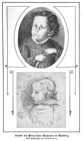 Kinder des Ehepaares Peters in Thalberg