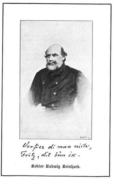 Reinhard, Ludwig Rektor