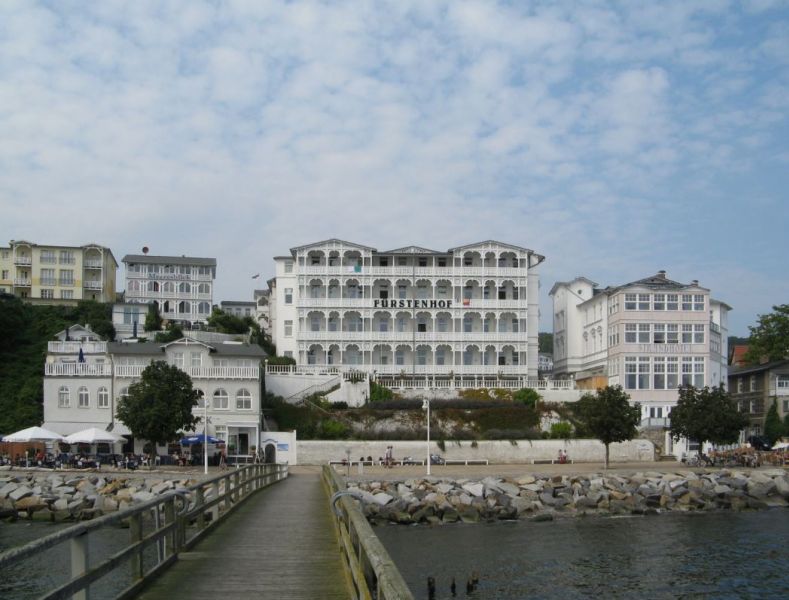 Sassnitz, Hotels an der Strandpromenade