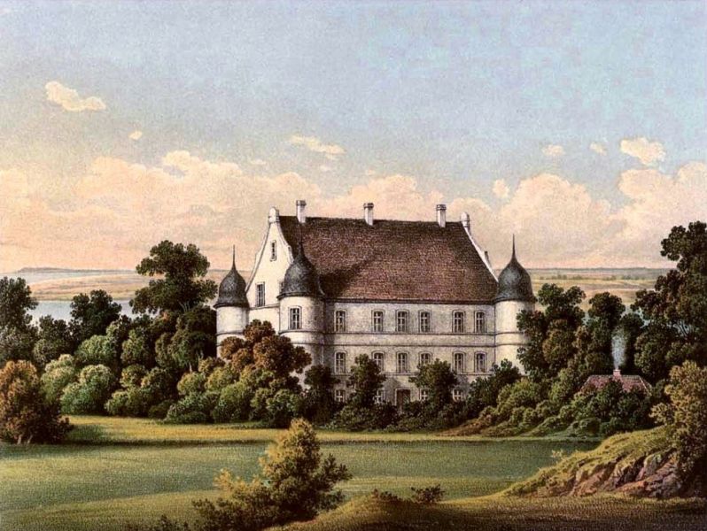 Schloss Spyker um 1860