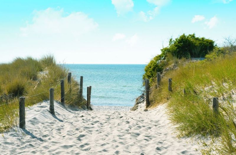 Usedom, Strandzugang