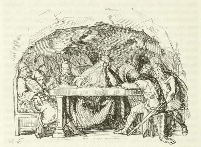 Wodan, schlafende Fürsten und Heere im Berge