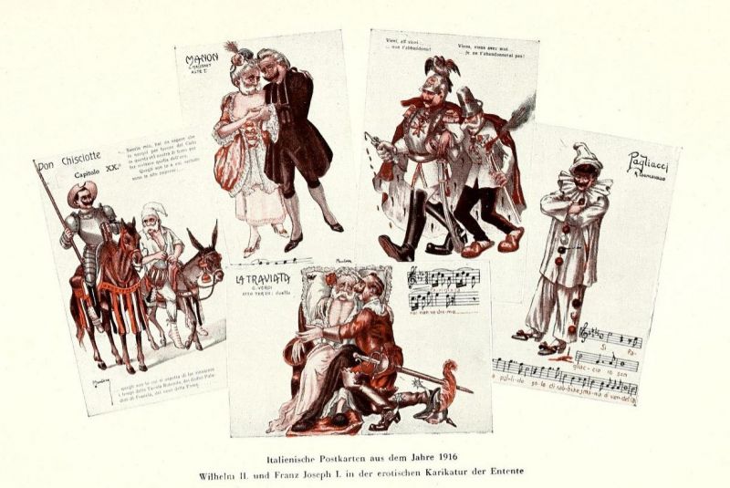 011 Italienische Postkarten aus dem Jahr 1916