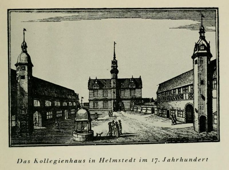 001 Das Kollegienhaus in Helmstedt im 17. Jahrhundert