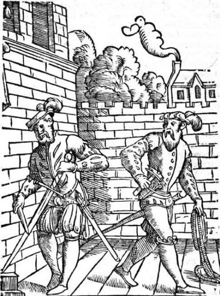 Scharfrichter bei der Vorbereitung