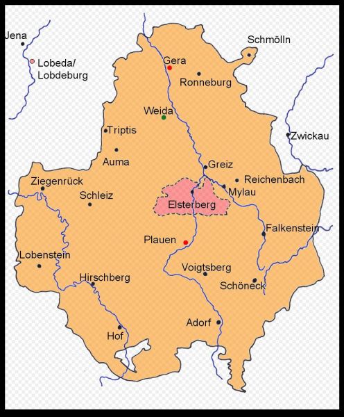 Land der Vögte 1350