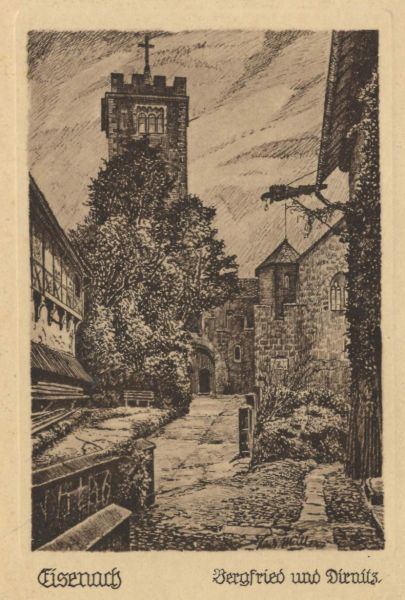 Wartburg, Bergfried und Dirnitz