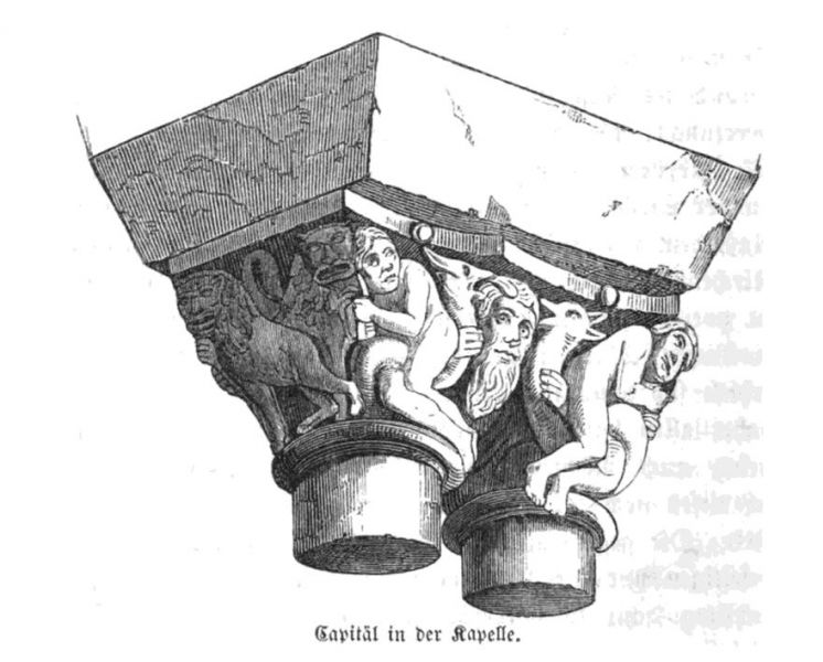 Wartburg, Capitäl in der Kapelle