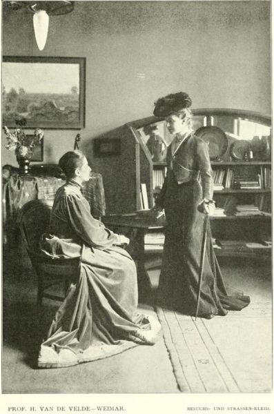 Besuchs- und Straßen-Kleid – Prof. H. van de Velde