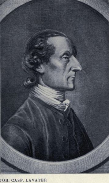 Caspar Johann Lavater (1741-1801), schweizer Philosoph und Schriftsteller