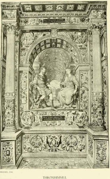 XIX. Thronhimmel. — Brüssel, 1566.