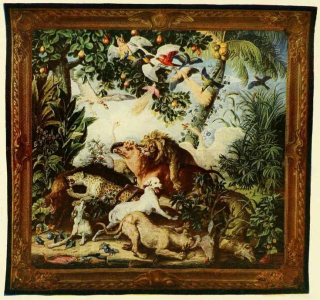 XXXIII. Der Kampf in der Tierwelt. — Paris, 18. Jahrhundert. 
