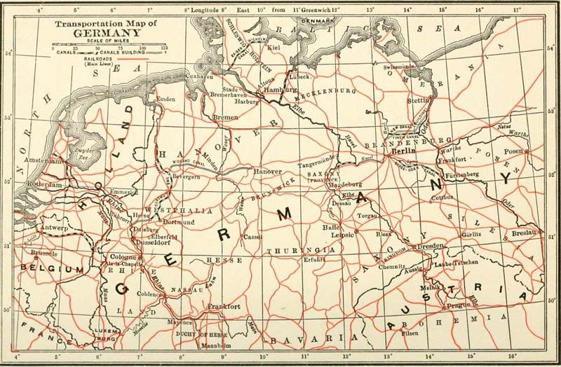 02. Transportation map of Germany