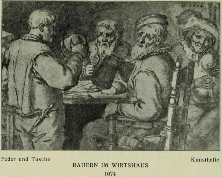 111 Matthias Scheits - Bauern im Wirtshaus 1674