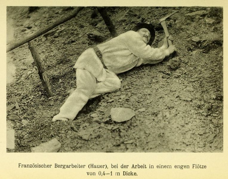 Bergbau, 004 Französischer Bergarbeiter