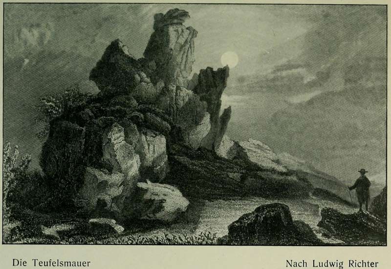 05 Die Teufelsmauer. Nach Ludwig Richter