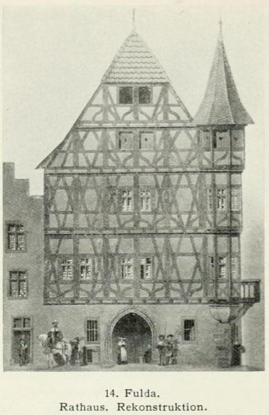 14. Fulda. Rathaus. Rekonstruktion. 