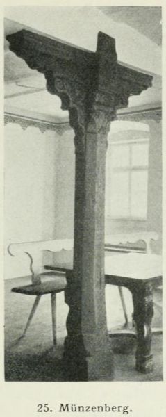 25. Münzenberg. Rathaus, Inneres nach der Wiederherstellung.