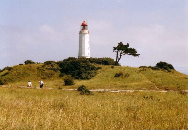 Hiddensee, Leuchtturm auf dem Dornbusch