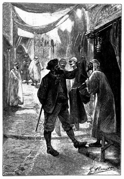 010b Dardentor kaufte schwarze Burnusse, bekannt unter dem Namen „Zerdanis“.