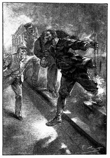 011a Clovis Dardentor hatte nicht gezögert, durch die Flammen zu dringen.