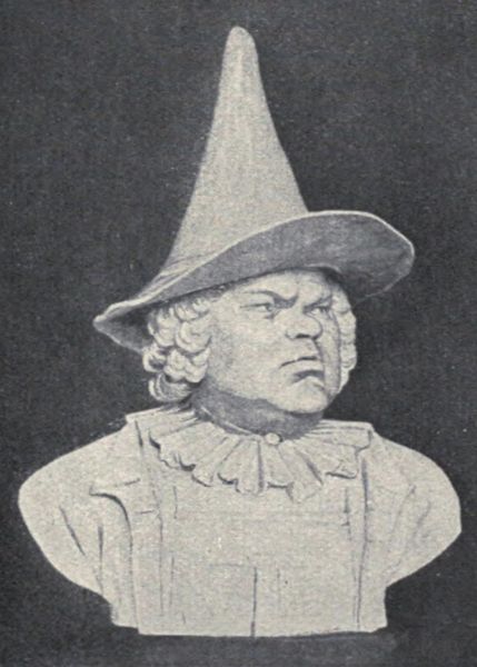 Abb. 21 Büste des Hofnarren Joseph Fröhlich. Höroldtsche Periode. Unbemalt 