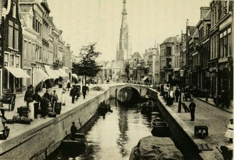 Holland - Leeuchwarden, Hauptstraße