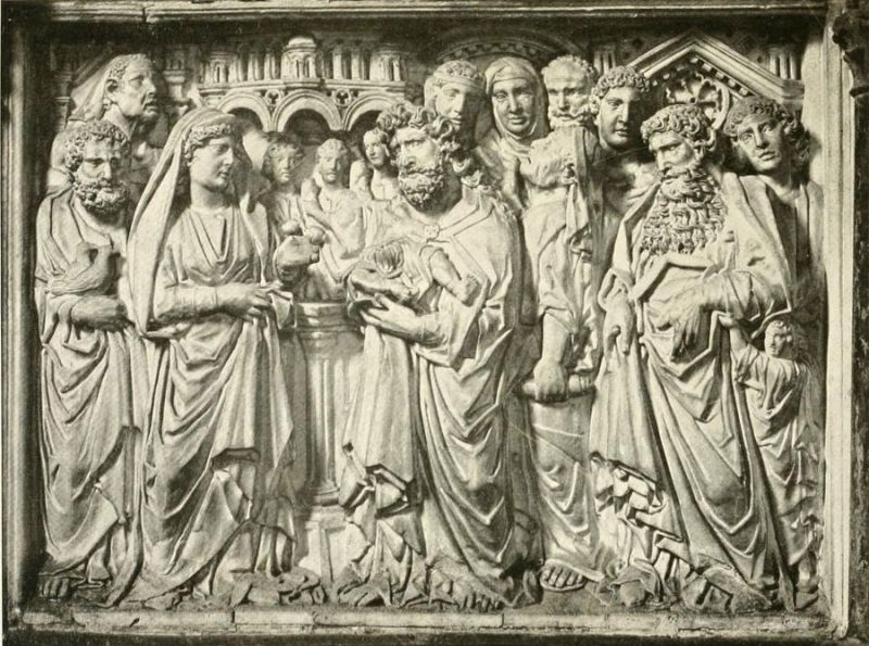 002. Niccolo Pisano, Darbringung, Baptist., Pisa 