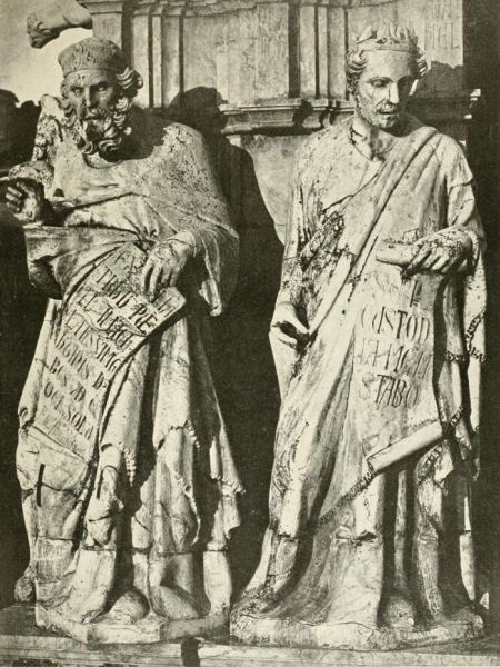 005. Giov. Pisano, Zwei Propheten, Dom, Siena 