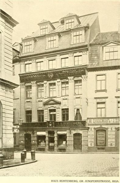 Haus Ruthenberg, Große Jungfernstraße, Riga